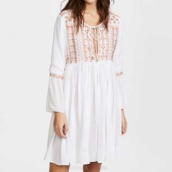 Private Label Dresses & Skirts - Ethereal White Lace Bohemian Tunic